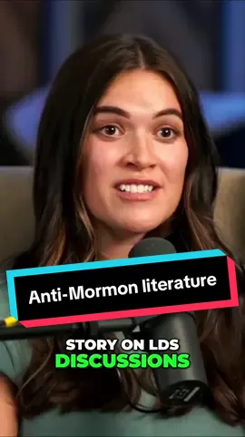 Olivia talks about how she reframed anti-Mormon literature as simply the facts with a different conclusion  #lds #mormon #thechurchofjesuschristoflatterdaysaints #exmormon 