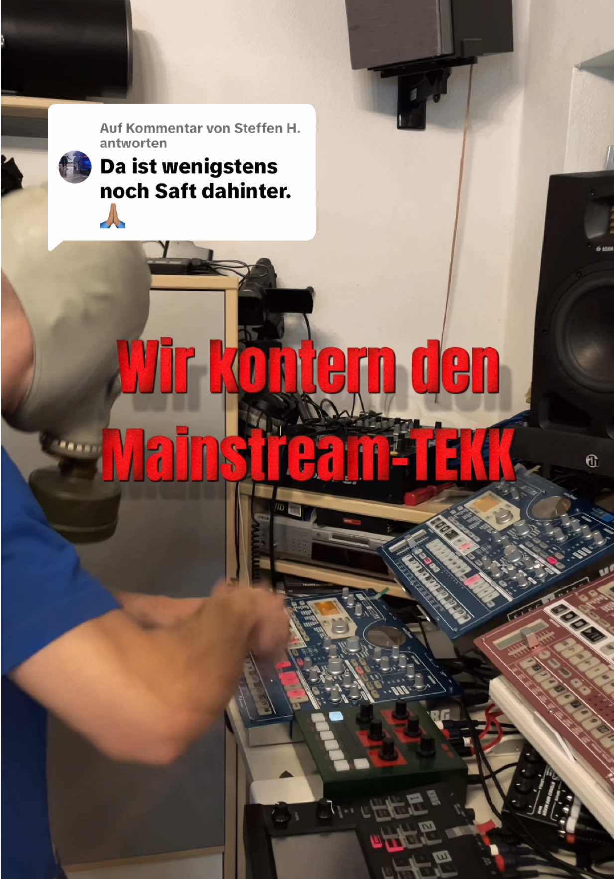 Antwort auf @Steffen H. Schieb mich an✊🤭 - schöne Kontermusik #hardtekk #tekk #Tekk #korg #techno 