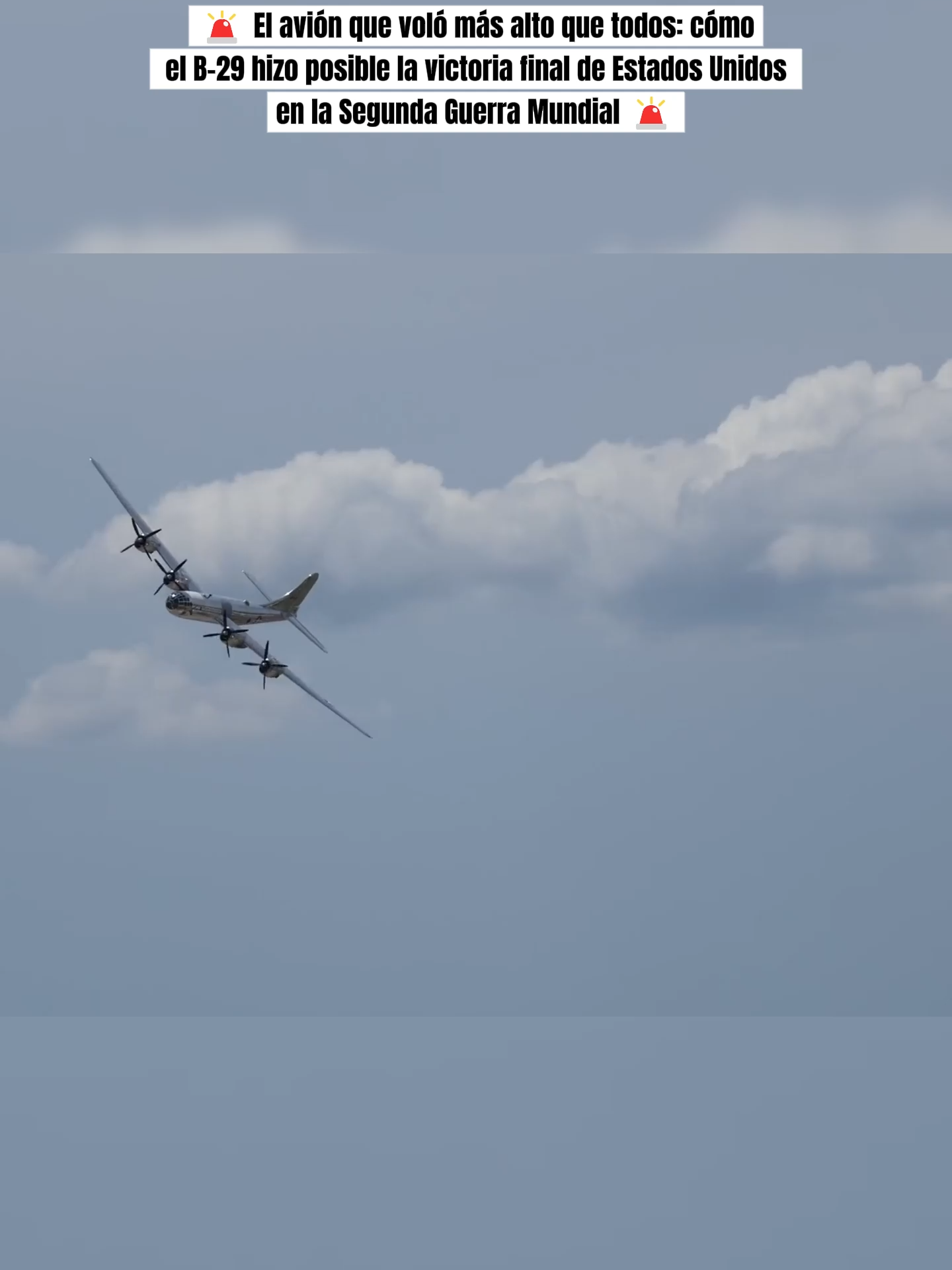 El bombardero que impulsó la victoria aliada: cómo el B-29 Superfortress cambió para siempre la guerra aérea y la aviación moderna.