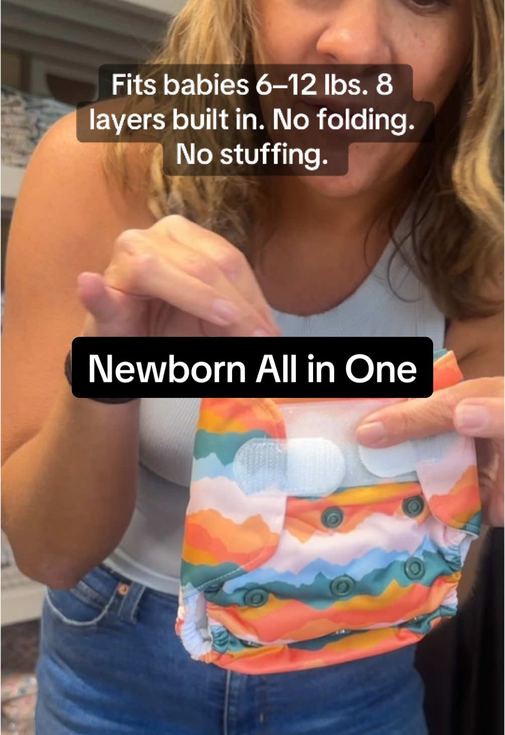 Replying to @Amber Newberry Our Newborn All-in-One cloth diapers are in stock – 8 layers of built-in absorbency, no folding or stuffing, and the easiest starter diaper for beginners. Perfect fit for babies 6-12 lbs. This week only: snag our special bundle for big savings! #NewbornClothDiaper #ClothDiaperMom #ClothDiapering101 #NewbornEssentials #SustainableParenting #EcoMom #TheGoodVillage #ClothDiaperLove #NewbornAllInOne #ReusableDiapers #ModernClothDiaper #MomLifeUnfiltered
