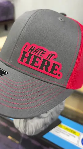The only hat you’ll ever need. Leatherette patches are custom laser engraved and permanently affixed using a heat press. Hats are popular Richardson 112 trucker style with adjustable SnapBack closure. We also carry Evolve ponytail hats, FlexFit, and Flat Bill. Check out our TikTok shop for more styles and designs!  #tiktokshop #hat 