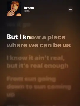dream - Lisa #spotify #fyp #viral #foryou #lyricsvideo #slowedsongs #lisa #song 