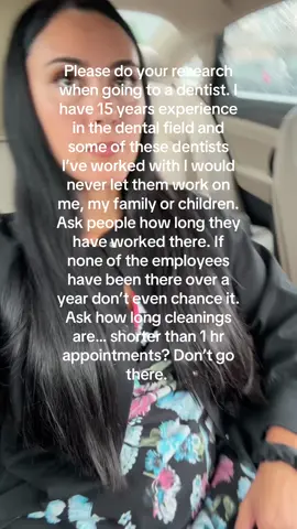 Not all dentists… but I have seen my share of patient neglect. Dentists that over diagnose things. Offices that are not well maintained. Poor equipment being used. Not giving hygienists enough time to thoroughly clean your teeth. A lot of offices have a high turnover rate. I’ve worked at offices where employees stay 10-20 yrs and there are good dental homes out there. If your treatment plan seems overwhelming get a second opinion. 