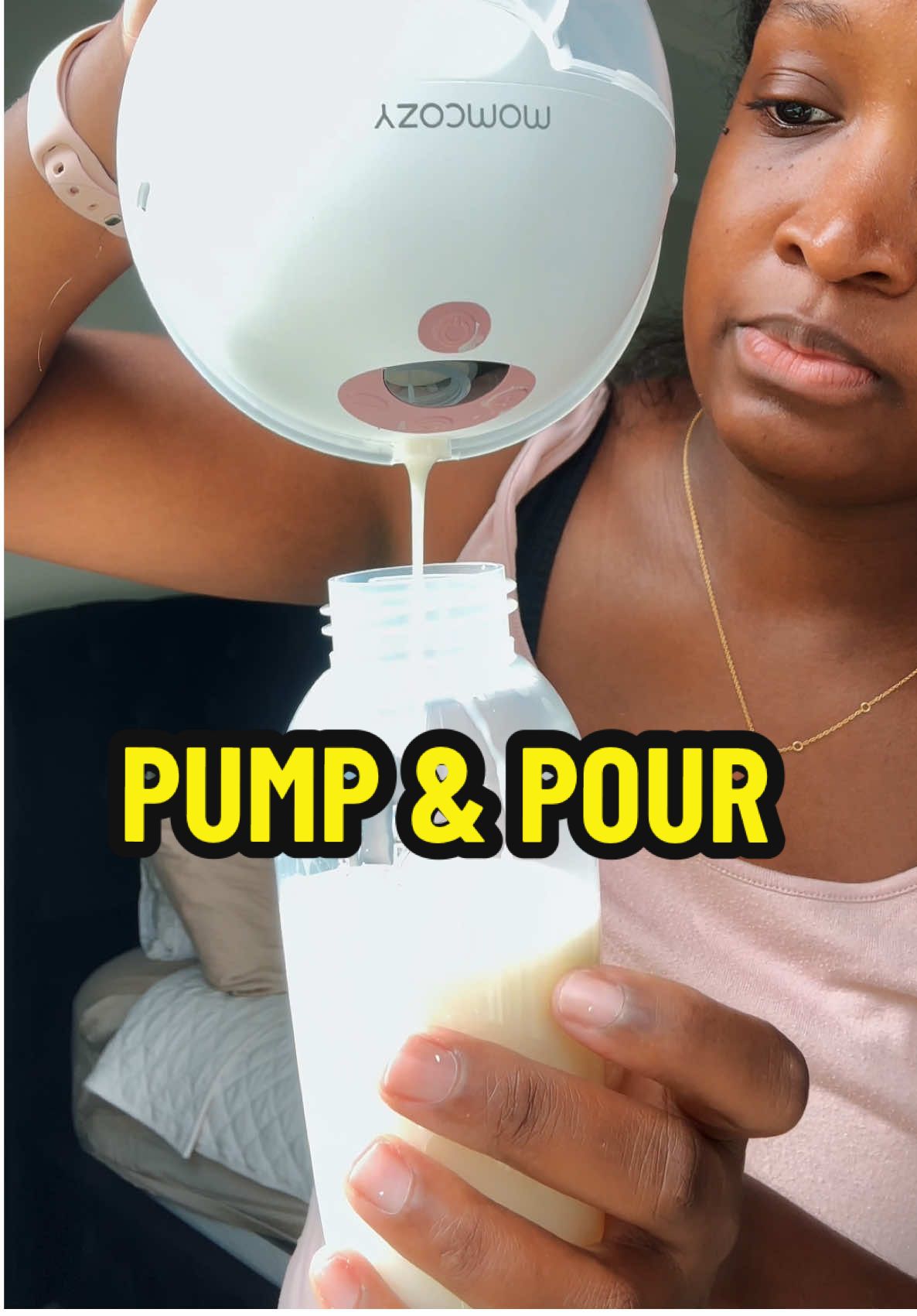 Pumping has gotten a little easier thanks to my momcozy hands free breast pump. I was able to pump 6oz in less than 30min while getting things done around the house. I highly recommend a good breast pump for any nursing mamas . Definitely check out this hands free breast pump by Momcozy . #momcozy #momcozybreastpump #breastpump #breastfeeding #breastmilk 