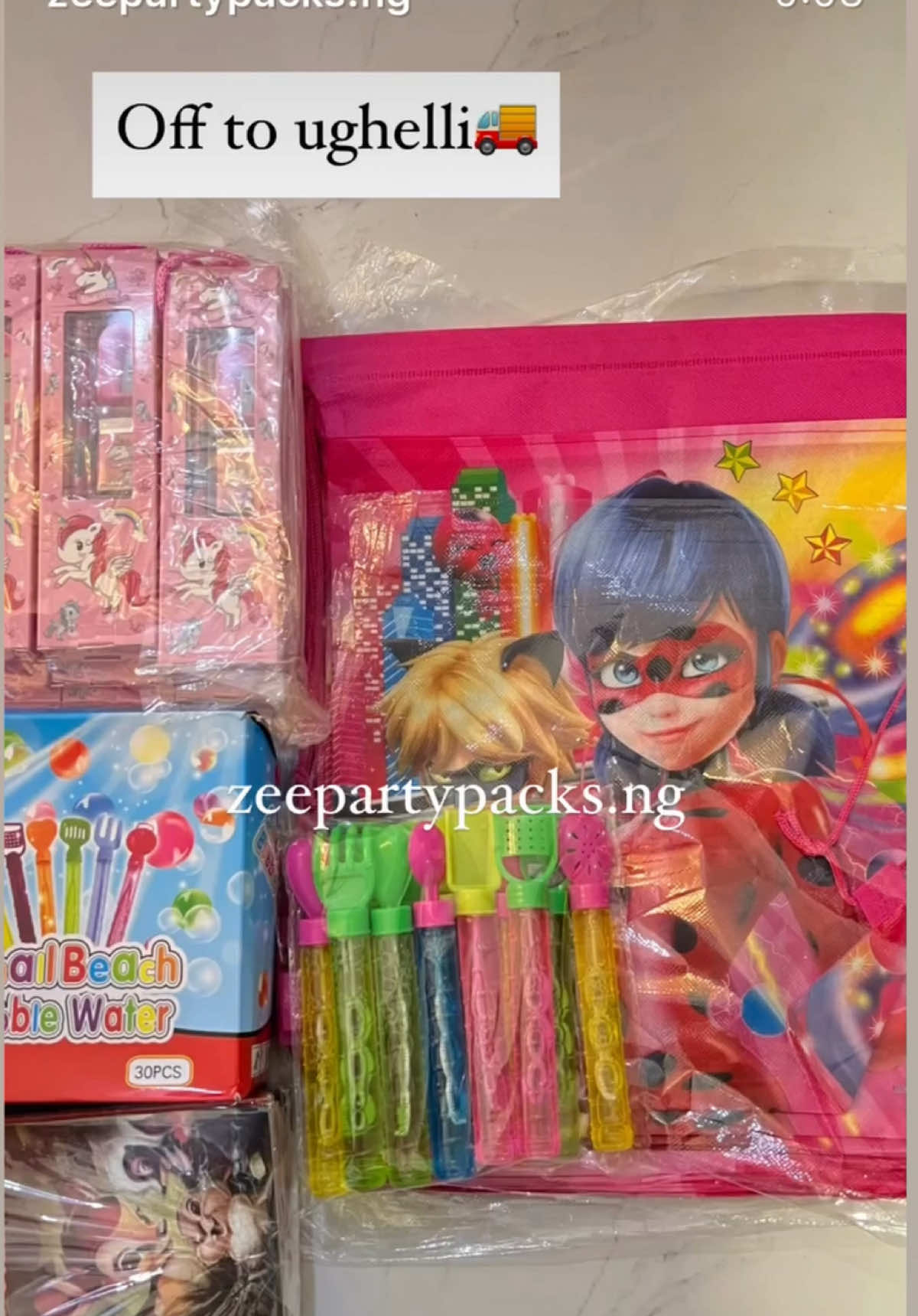 Thank you mama🥳💃🏼💃🏼 Have you ordered from the best?😍🤲 Send us a dm on WhatsApp 090.378.567.03 #partypacks #zeepartypacksng #warrivendor #partyfavors #onlineshopping  