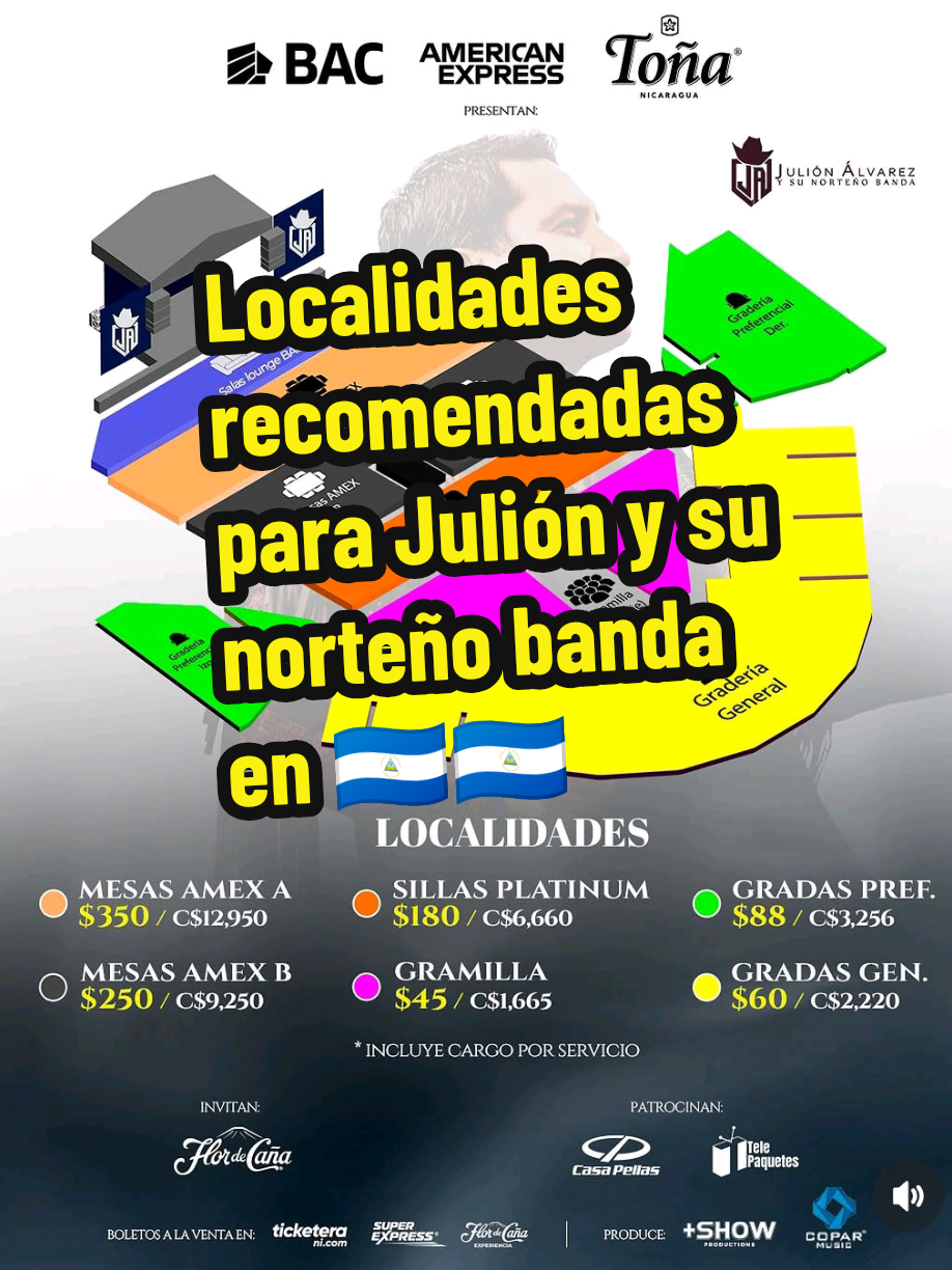 Las mejores localidades para ver a Julión #fyp #julionalvarez #nicaragua  #greenscreen 