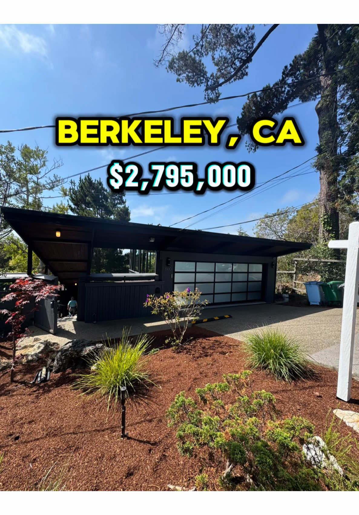 Possibly the nicest house I’ve ever seen. Mid Century Modern in Berkeley, CA.  COMMENT “WOW” for more info or a private showing.  🔍 Link in bio to get your home search started or if you have a home to sell.  Listed by: Anja Plowright with The Grubb Co.  Listed for: $2,795,000 Garrett Mann DRE #02019705  Security Pacific Real Estate  All information deemed reliable, but not guaranteed.  #Berkeley #berkeleyRealEstate #Luxury #MCM                     