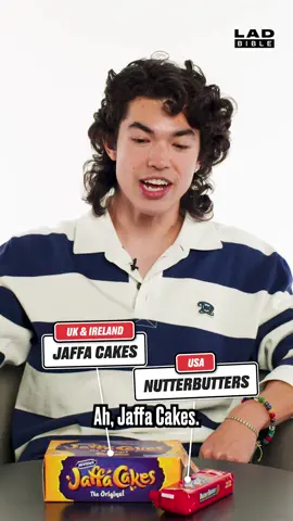 Conan Gray rates Jaffa Cakes and NUTTER BUTTERS!!! 🇬🇧🇺🇸 @conangray #conangray #jaffacakes #nutterbutter #snack