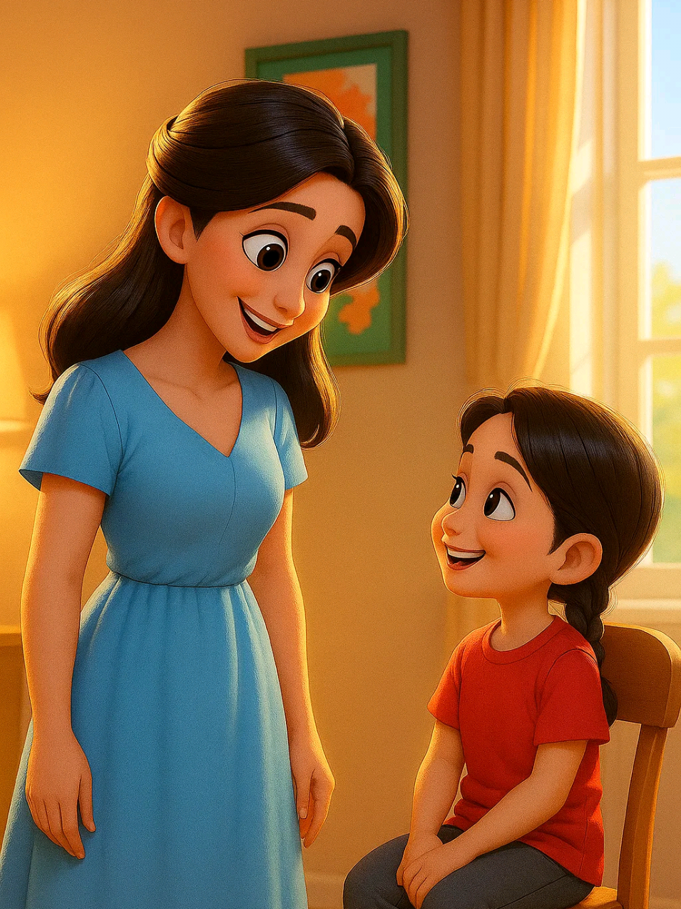 les règles sur la rentrée scolaire  vidéo éducatif de la maman pour sa fille en style cartoon فيديو كرتوني لقواعد الدخول المدرسي  #apprendrelefrançais #enfant #dialogue #cartoon #افلام_كرتون 