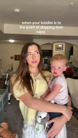 Yeah not a fan of this 😂 how do I get her to take her naps again? We’ve tried so many things 🥲