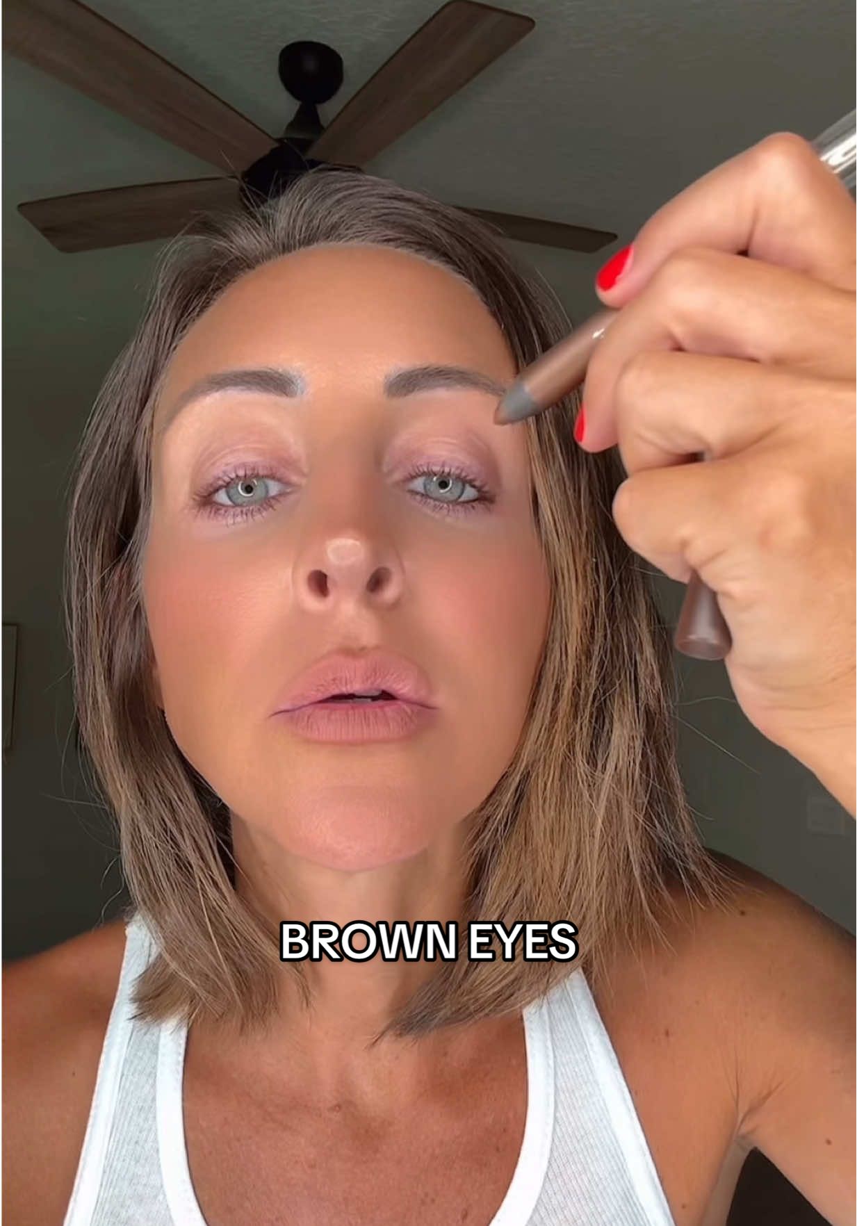 Replying to @HeyKK MD❌ how to make brown eyes POP with liner + shadow 🙌  #browneyes #eyeshadow #eyeshadowtutorial #Eyeliner #eyelinertutorial 