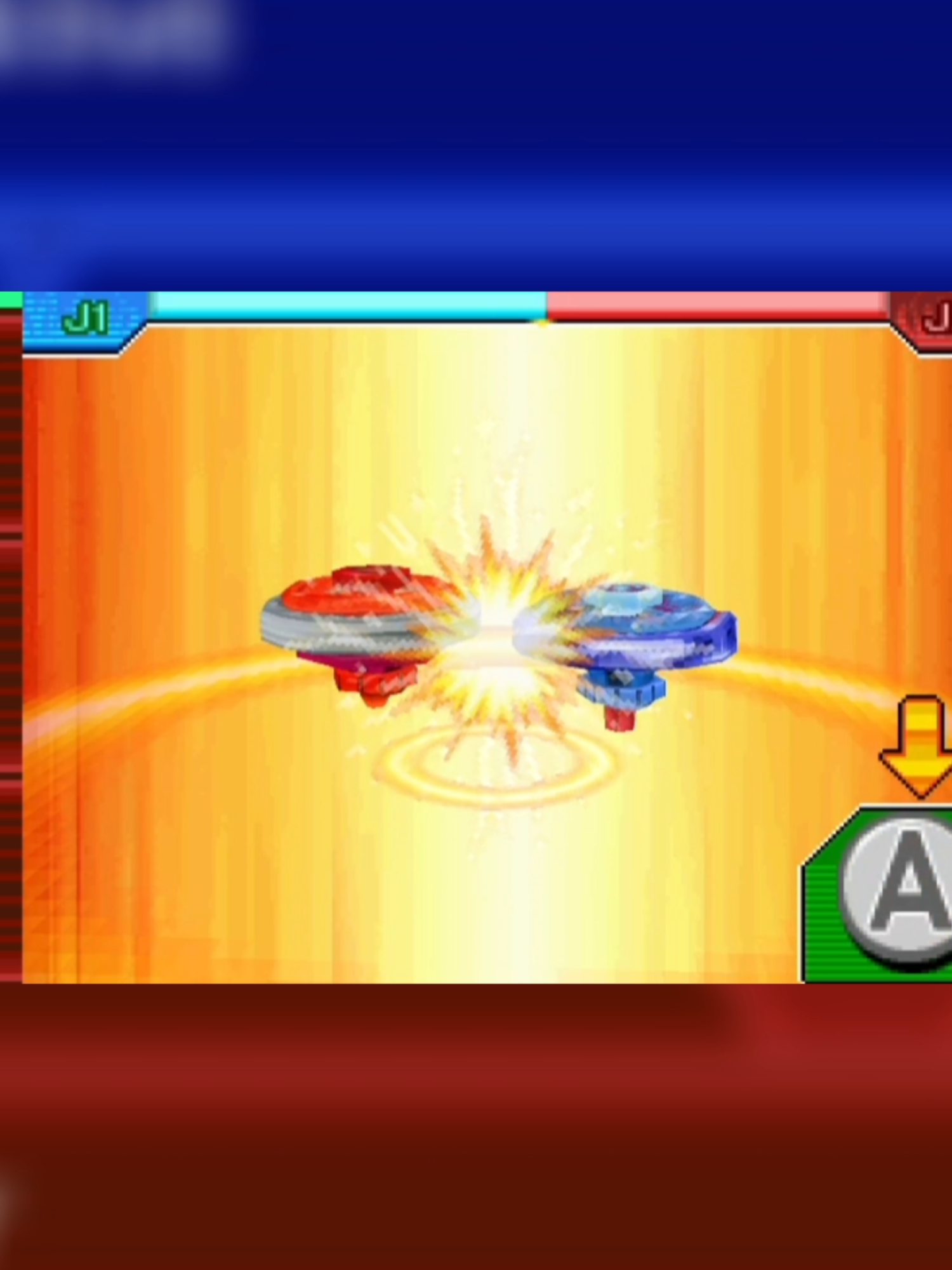 JUGANDO AL BEYBLADE DE LA DS #beyblade #nintendo #gaming #paratii