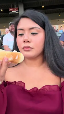 Me: 😋🌭 Him: 😧👀 #hisface #caughtoncamera #fyp #food 