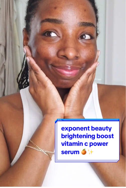 AD| not all vitamin c serums are created equally, and in just 7 days, @Exponent Beauty showed me why they are in a league of their own. if your vitamin c is not this fresh, it’s not doing anything for you.  the brightening boost vitamin c power serum is potent, non-irritating, and just what my skin has been needing to unlock its glow. 🍊✨ #exponentbeauty #expoglow