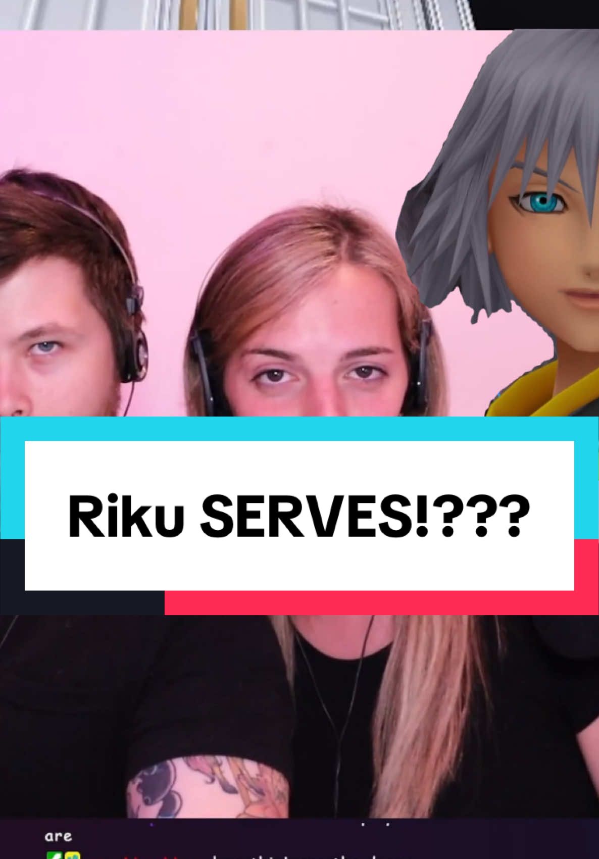🚨Breaking news! Riku serves? This story, and more, tonight, on NOBINews 📰🗞️ #streamer #kingdomhearts #riku #serving #sora 