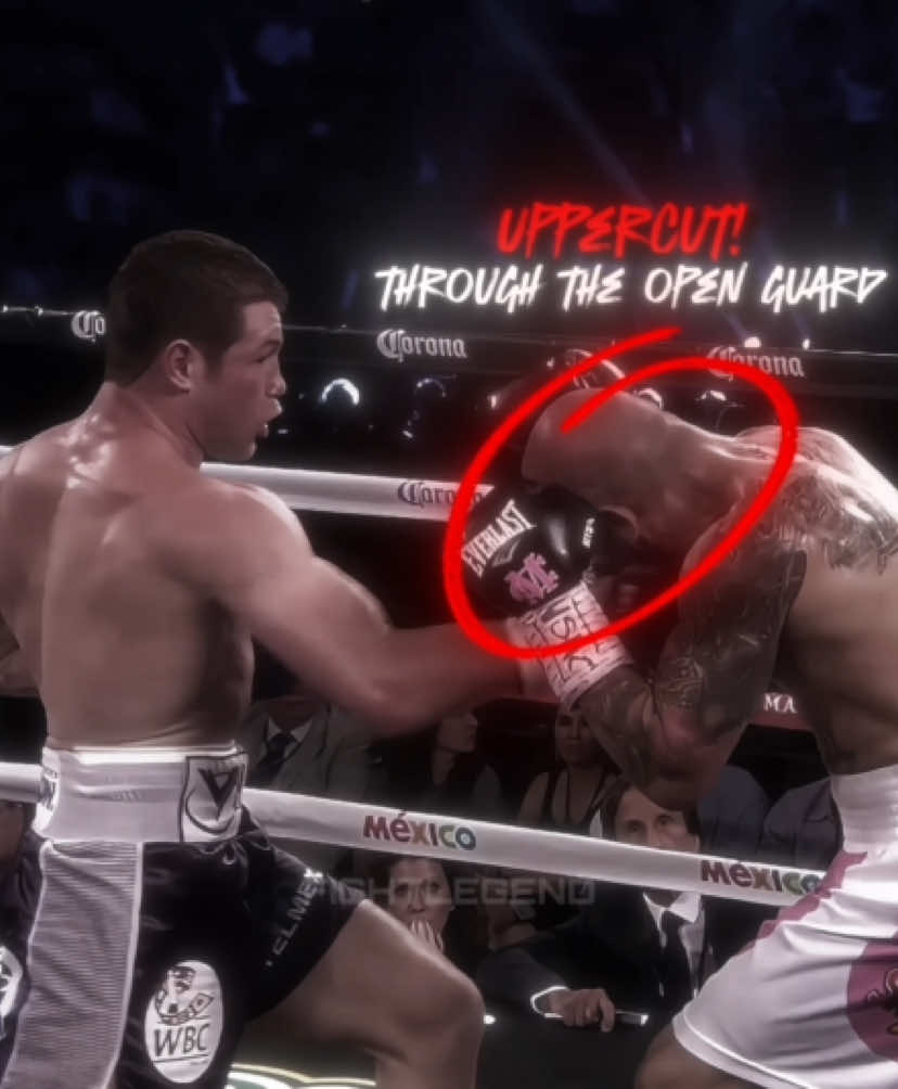 Lean Back - Uppercut by Canelo is pure beauty 😍 Follow me for more content like this✅🤝 #canelo #uppercut #ko #miguelcotto #boxingtechnique 
