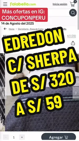 Oferta en la web FALABELLA #falabella #ofertas #descuentos #falabellaperu #ahorro 