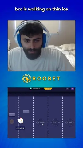 bro is walking on thin ice #yassuo #roobet