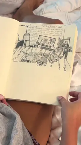 my life in sketches journal day 2! today’s prompt: What you love waking up to! answer: Mom waking me up (sometimes with breakfast if i’m lucky- But dad made me breakfast today so WINNING), my dog (except he was super vocal this morning) and ideally, spongebob always! #creatorsearchinsights #journal #sketch #journaling #draw #sketching #drawing #journalprompt #pencil #journalingideas #write #day #sketchbook 