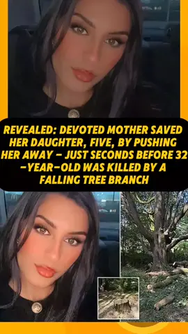 revealed, devoted mother saved her daughter, five, by pushing her away just seconds before 32 year old was killed by a falling tree branch. #blackburn#uknews#heromun#wittonpark#breakingnews 
