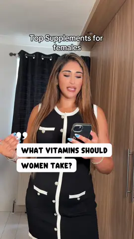 The vitamins every woman should know about 👀💊 Iron for energy & hair health ⚡ Vitamin D for mood & immunity ☀️ B Vitamins for metabolism & stress 💆‍♀️ Magnesium for sleep & hormones 🌙 Vitamin C for collagen & skin glow ✨ Inositol for hormonal balance & PCOS 💖 Berberine for blood sugar control 🍬 The right supplements = better energy, skin, and mood — but only if you know which ones matter for you. 💬 Which of these do you already take? #VitaminsForWomen  #Supplements101 #WomensHealth #WellnessTips    