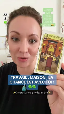 ✨ la chance est avec toi et va te permettre de concrétiser tes projets ! 🍀✨ #tiragedecarte #voyance #voyante #guidancedujour #cartomancienne 