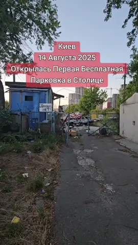 Киев Открылась Первая Бесплатная Парковка в Столице 14 Августа 2025