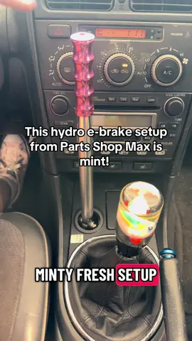 Swapped handles with my husband! His car came with the pink handle so he picked white for his and we switched. #is300 #lexus #driftcar #fyp #foryoupage 
