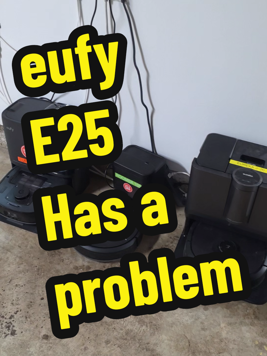 eufy E25 robot vacuum and mop has another problem with brush mop roller error. not working how yo fix is send it back to eufy #robotvacuum #justadadapproved #justadadvideos #eufye25 