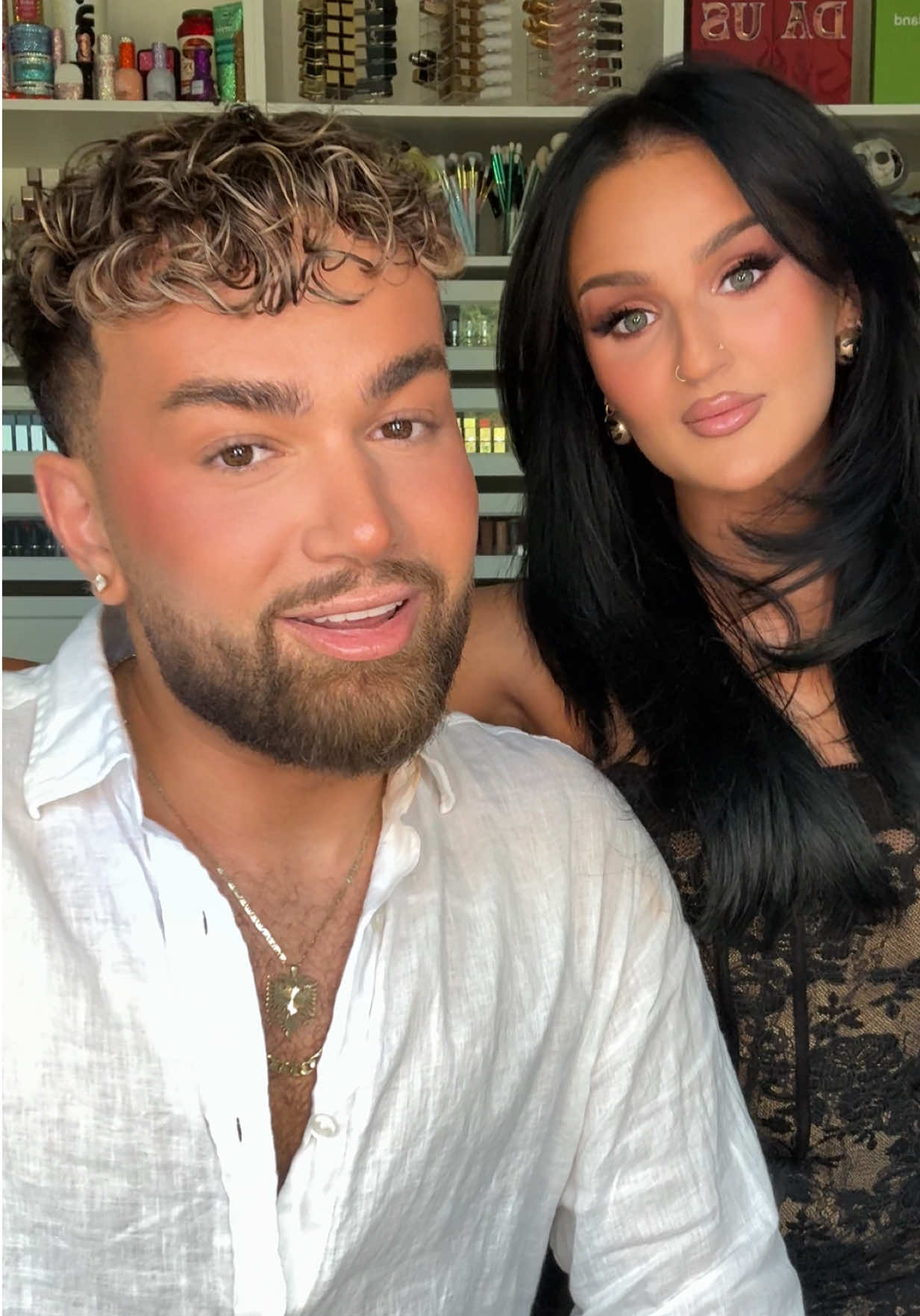 I FINALLY got my hands on @Mikayla Nogueira 👀 Who wants to see me glam the queen of makeup 🫢😍  #fyp #makeup #makeupartist #beauty #promua #celebritymakeupartist 
