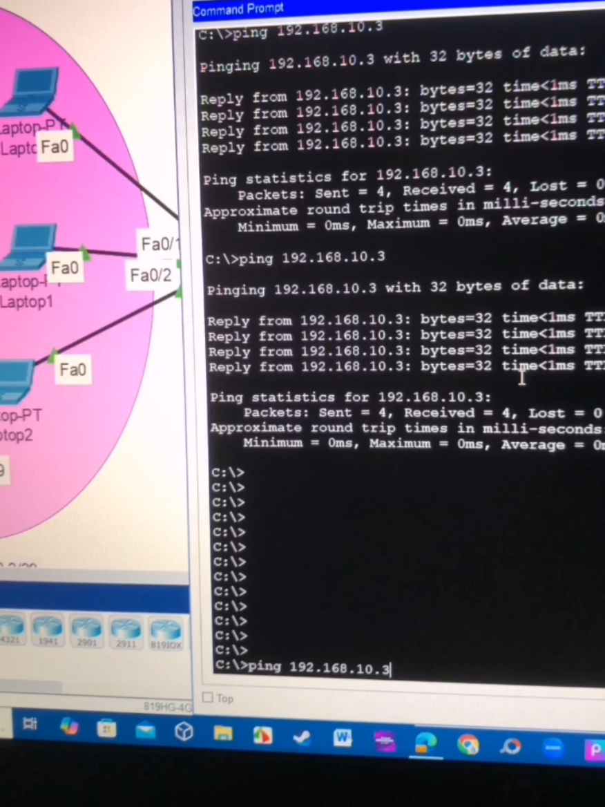 😍 مشروع راوتنج بسيط  #CCNA #Networking #Cisco #باكت_تريسر #creatorsearchinsights 