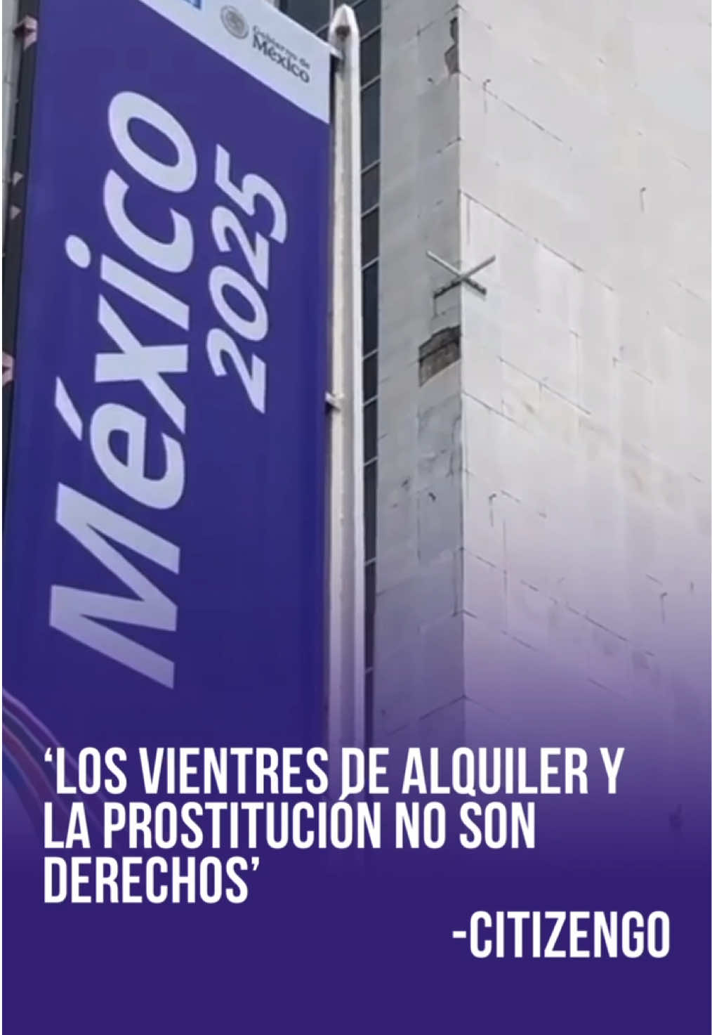 Así se pronuncia CitizenGO 📢 frente al CC Tlatelolco 🏛️, sede de la XVI Conferencia Regional de la Mujer de la CEPAL 👩‍💼🌎: “Los vientres de alquiler 🤰 y la prostitución 🚫 no son derechos”