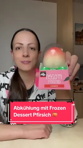 Abkühlung mit Frozen Dessert Pfirsich 🍑  @Kikis Kitchen @Kaufland  #kikiskitchen #kaufland #frozendessert #tasting #tasttest 