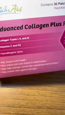 Collagen plus vitamins and all I gotta do is slap it on? Yes please. Completely painless and almost brainless @PatchAid #glowingskinroutine #collagenpatches #skinpatches #wellness #healthtips #skincaretips  #skincareroutine #wellnessroutine 
