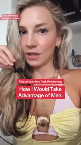 Was this video hard to swallow? Let me know in the comments below if you’ve been through a similar instance and how you made it through. 👇 And despite how I explained it, I do not have personal experience taking advantage. (I would be in a different career path and much richer.) But knowing what I know, and if I were to cave to the ways of the world, this is what I would do to take advantage of men. I could honestly post a few parts as there are many layers and things I’ve discovered over the years. I post this only with the hope that watching this you’re able to take a few things away from it that help. 🙏🏽 Follow for more 🙏🏽 Elise #menscoach #menscoaching #mensmentalhealth #highperformance #masculineenergy #psychologytips #darkpsychology #celebritypsychology #celebritytiktok