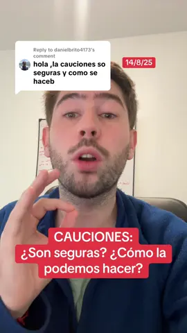 Replying to @danielbrito4173 CAUCIONES: ¿Son seguras? ¿Cómo la podemos hacer? #cauciones #lecaps #rendimientos #finanzaspersonales 