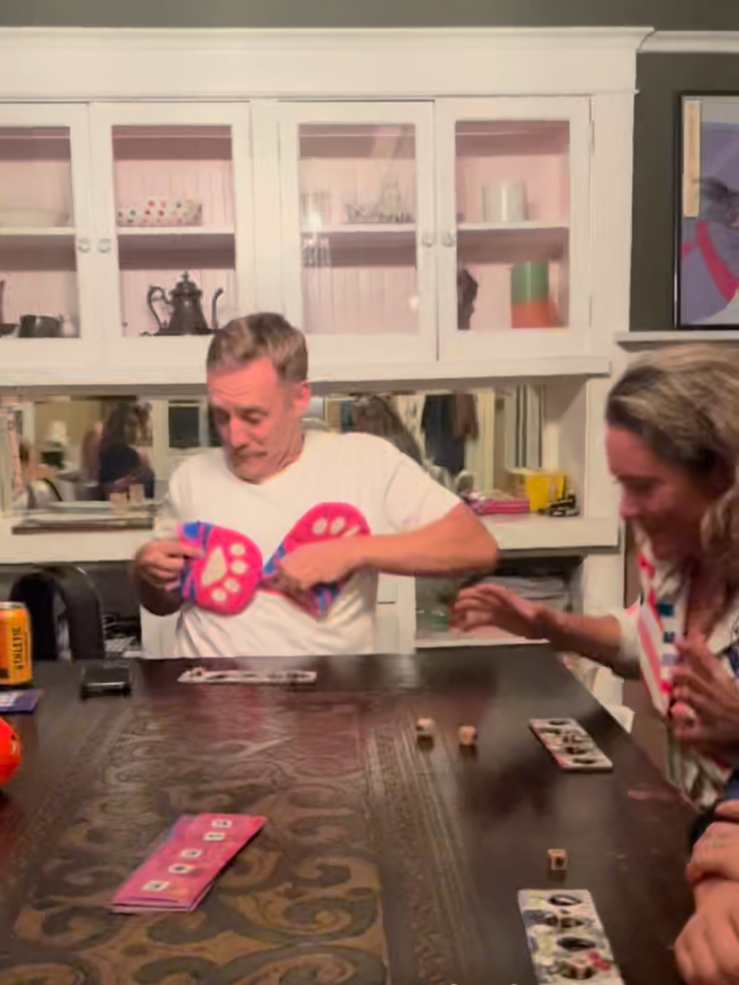 New game, same chaos. #GameNight #drinkinggames #fungames #partygames #familygamenight #games #catmittgame