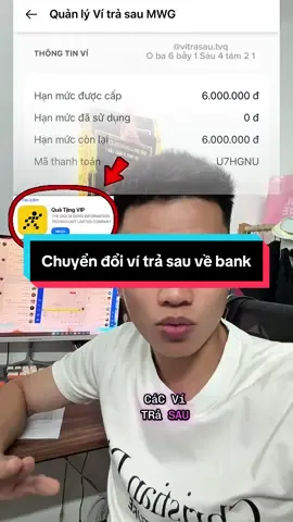 Chuyển đổi ví trả MWG sau về Bank #quangrutvitrasau #vitrasau #rutvitrasau #vitrasaumwg #rutvitrasaumwg 