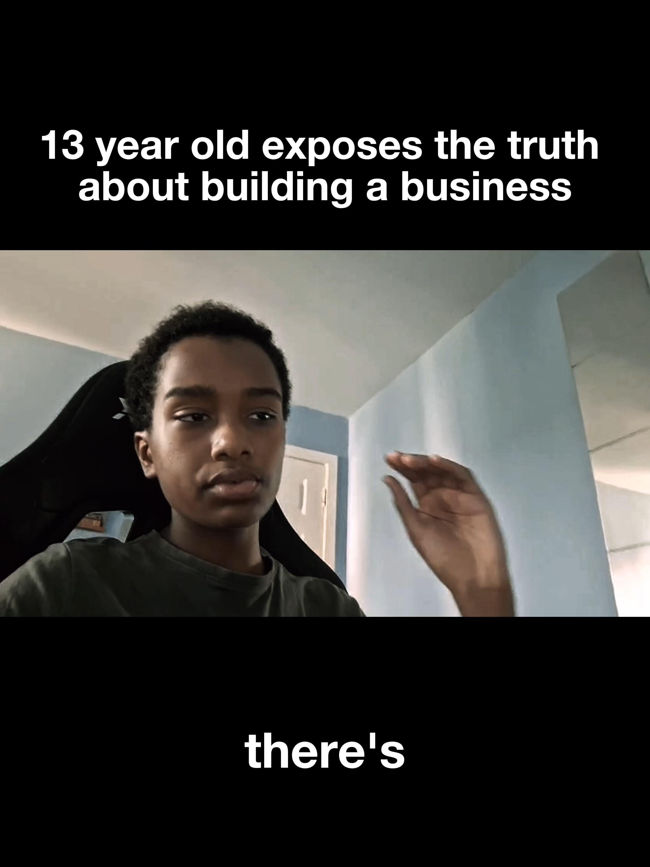 13 year old exposes the truth about building a business #fyp #entrepreneur #onlinebusiness #mindset #mentality #discipline