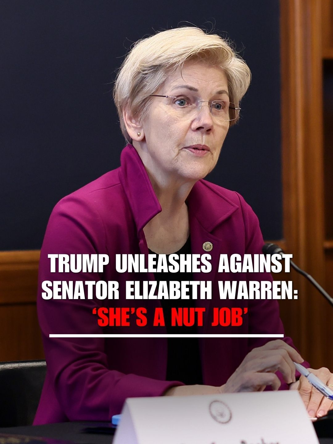 Trump unleashes against Sen. Elizabeth Warren during Oval Office remarks, calling the Democrat 