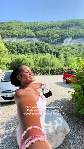 Random pool party in the middle of the French Alps Mountains?????? Oh what a vibe that was 😍 #fyp #foryou #traveltiktok #travellife 