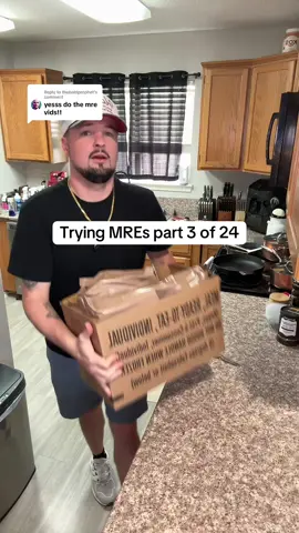 Replying to @thebaldprophet part 3 of trying US MREs #mre #mrereview #food #tiktokshopcreatorpicks 