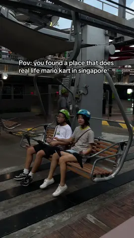 📍Skyline luge, Sentosa island - link to book: https://gyg.me/31ROIU5z #travel #singapore #traveltiktok #mariokart #singaporetravel #travelinspo #wanderlust 