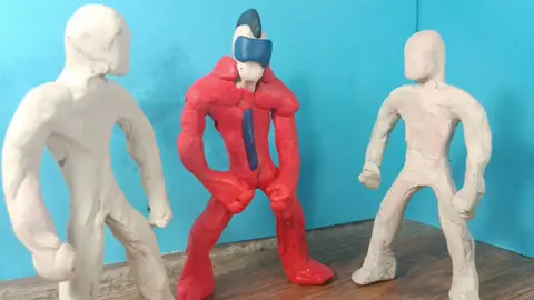 #epic #fight #impactframes #animation #stopmotion #3v1 