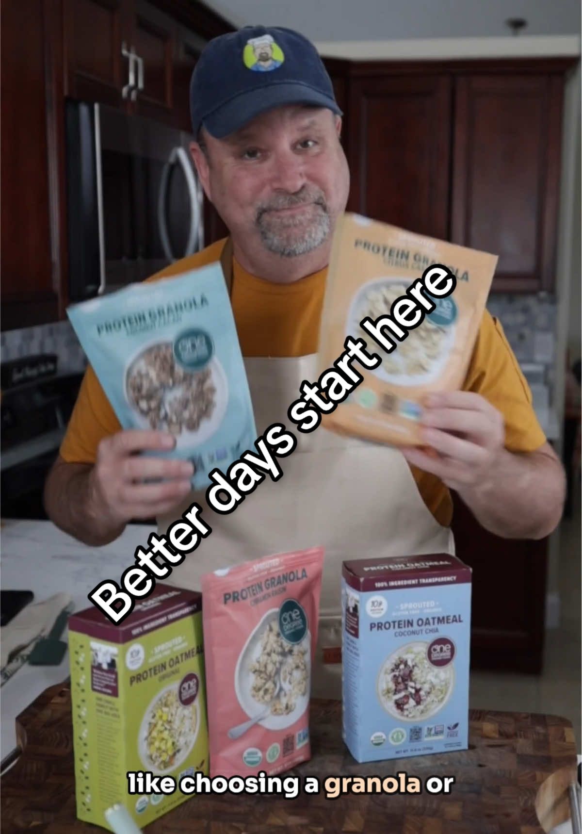 #ad Better food fuels better days — and @One Degree Organic Foods High-Protein Granola does it the right way.  🌾 Organic, non-GMO 💪 Powered by protein sourced from fava beans 🤝 Traceable back to real family farmers So your breakfast or snack is more than delicious — it’s a choice that feels good all the way through.   #OneDegreeOrganics #HighProteinGranola #TraceableFood #GoodEnergy 