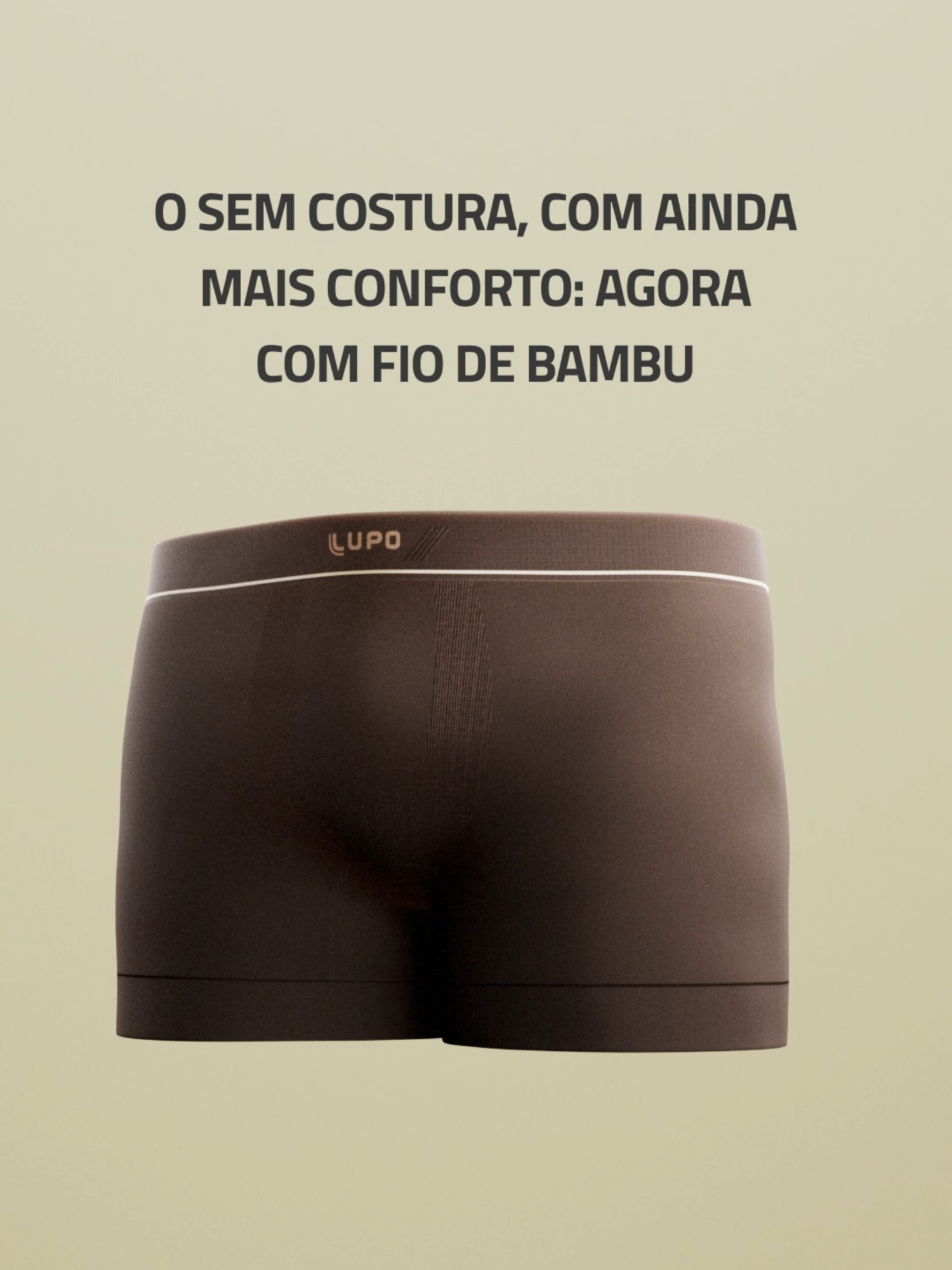 Conforto elevado a outro nível! A primeira edição da Lupo Edition, com peças produzidas em fio de bambu, sem costura, com maciez e frescor, foram pensadas para o seu corpo e para o planeta. Encontre em lojas Lupo selecionadas ou pelo site lupo.com.br