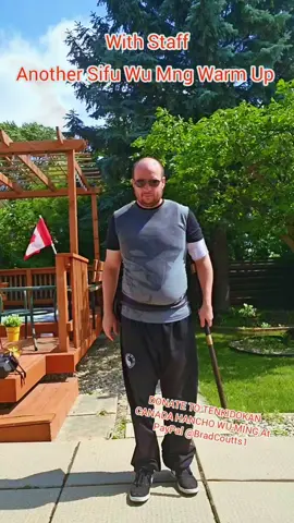 Chinese Stick Warm ups #wumingtzu #Tenkidokan #martialarts #taiji #kungfu 