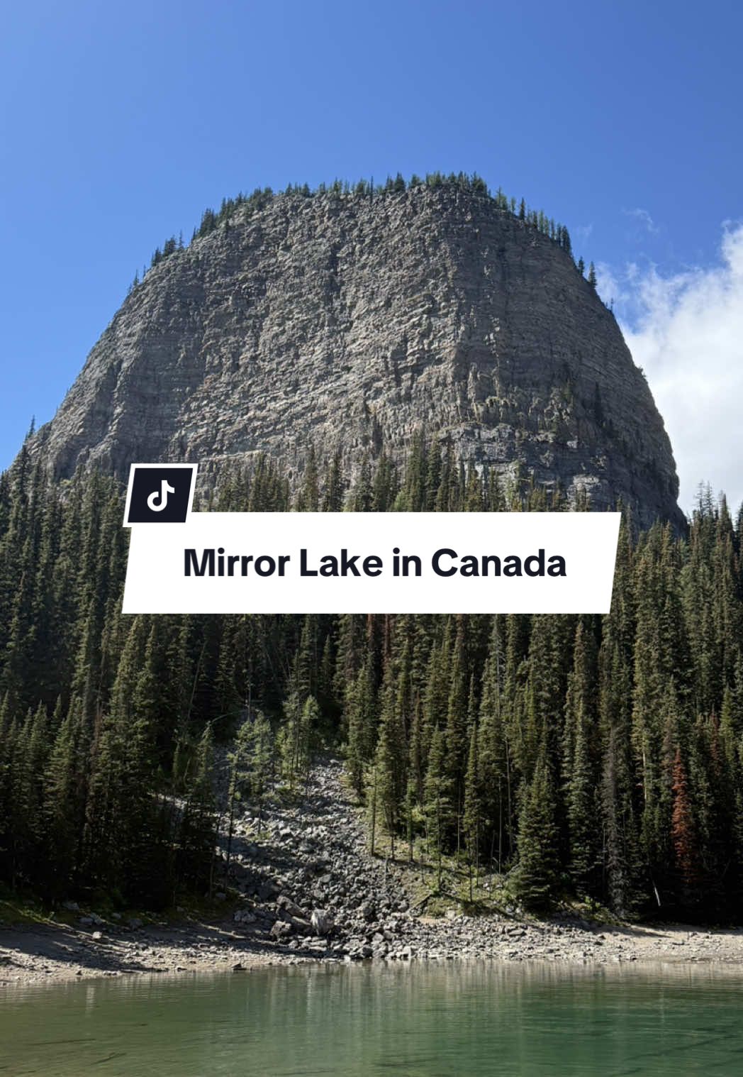 📍Mirror Lake in Canada #britishcolumbia #mirrorlake #canada🇨🇦 #vancouver #calgary 