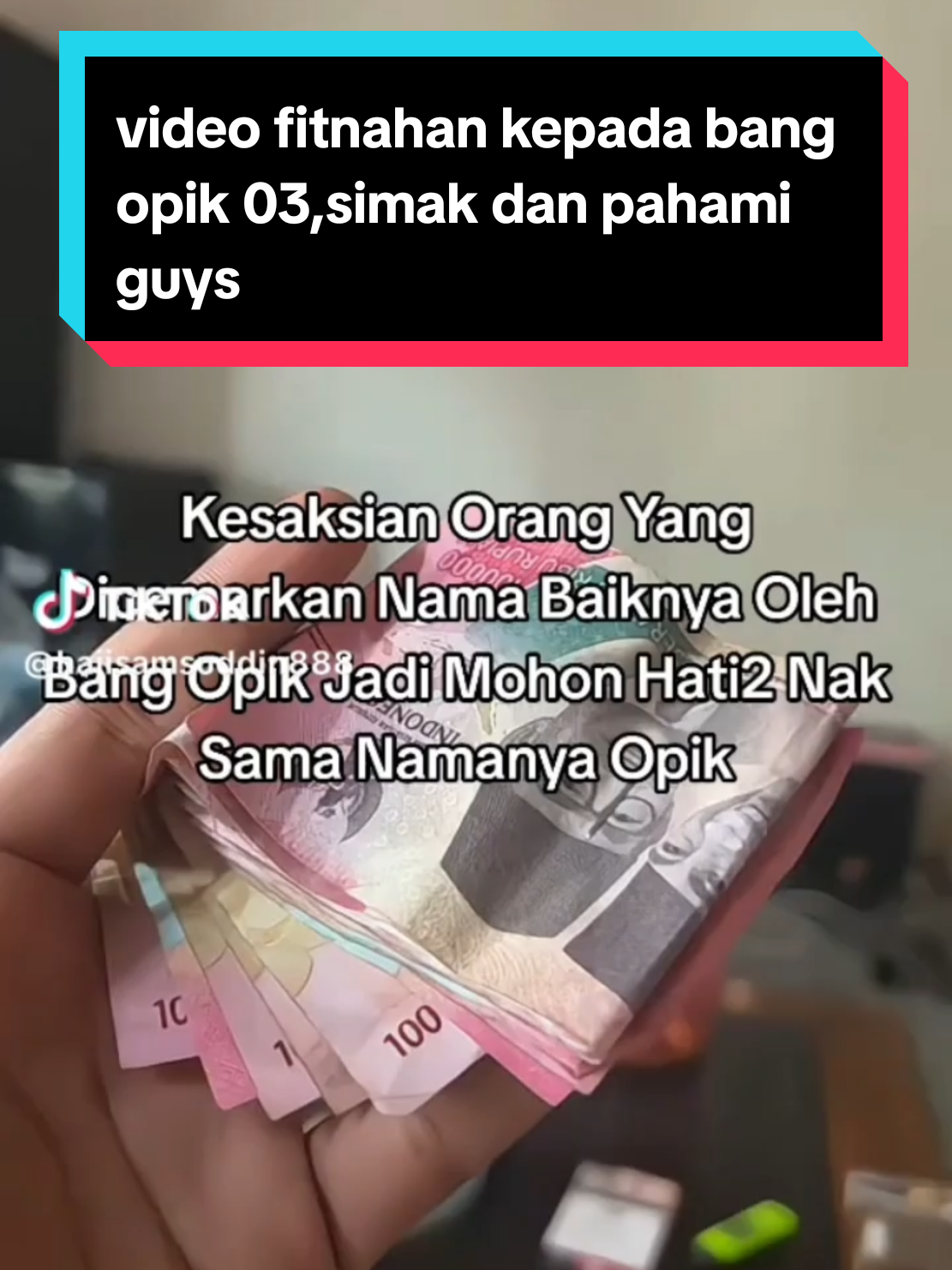 video baru samsudin,, #edukasi #edukasipemulatiktok #video #modus #kyaisamsuddin #paktani.495@BANG OPIK 03 