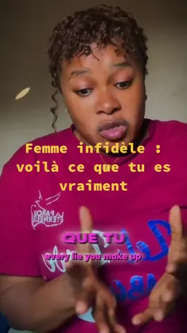 Femme infidèle : voilà ce que tu es vraiment  Femme, tromper ton homme, c’est détruire ton foyer. Respecte l’homme qui t’a choisie, qui t’aime et qui te protège. La trahison se paie toujours.  #FemmeInfidèle #RespectDuFoyer #juliennelk #fypp #RelationsVraies